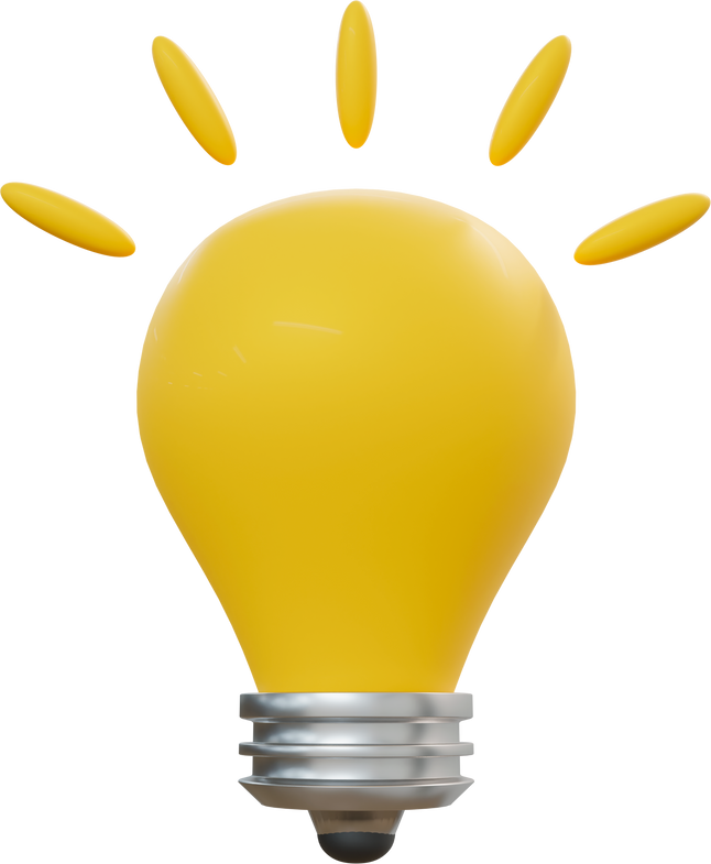3D Light Bulb