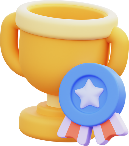 Trophy 3D Illustration