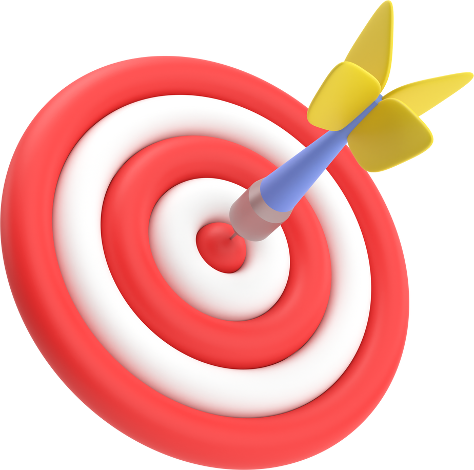 3D success icon. 3D illustration.