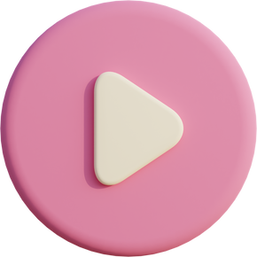 Play button 3d element